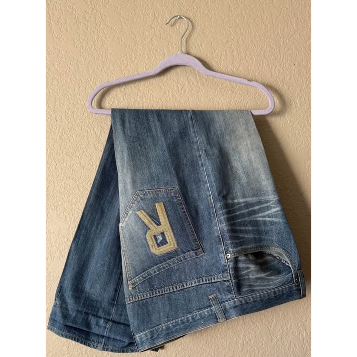 Vintage Rocawear Jeans Size 38 Baggy Light Blue Stonewash Y2k